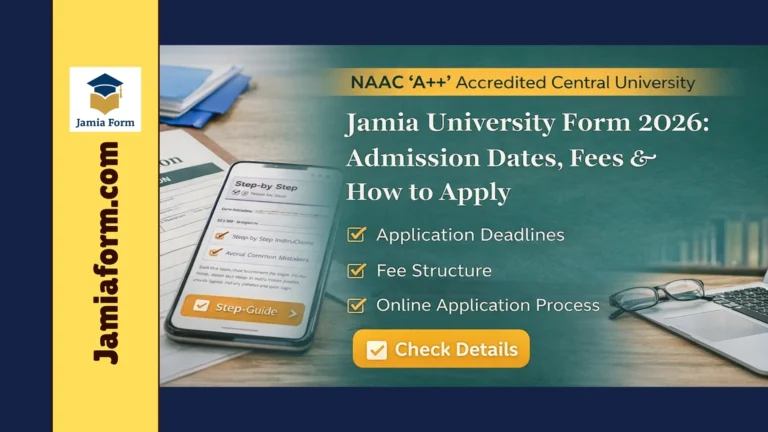 Jamia University Form 2026